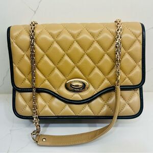 J McLaughlin Quilted Bag with Chain Strap